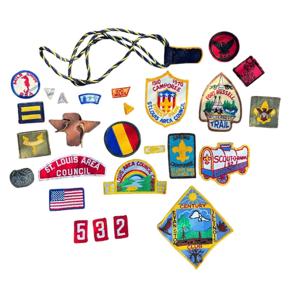 Vintage Boy Scout council patch lot 1960-1970 St. Louis Council Camporee